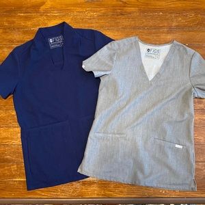 FIGS Set of 2 Scrub Tops XS